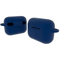 Чохол-накладка DK Silicone Candy Friendly з карабіном для Xiaomi QCY T10/T10 Pro/T11 (dark blue)