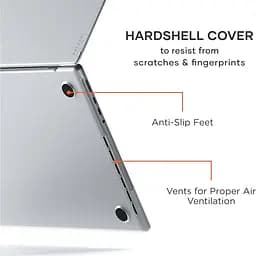 Чохол-накладка Clear Shell для Apple MacBook Pro 14.2 (A2442/A2779/A2918/A2992/A3112/A3185/A3401) Прозорий - мініатюра 2