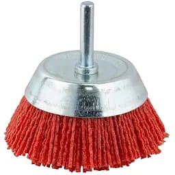 Щітка дротяна чашоподібна Sigma Ø75мм хвостовик Ø6мм (нейлонова) (9015471)