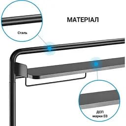 Настільна полиця-органайзер OfficePro DS253B Black (DS253B) - мініатюра 2
