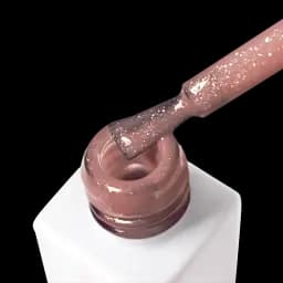 Рідкий гель для укріплення та моделювання Joia vegan PolyLiquid gel Mocha Magic 8 мл - мініатюра 3