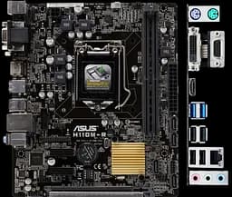 Материнська плата Asus H110M-R LGA 1151v1 (H110M-R) Б/В - мініатюра 2