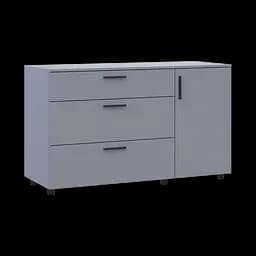 Комод Doros Торн Сірий 3Ш/1Д 135х51.6х80 (41510183) - мініатюра 9