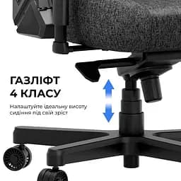 Крісло ігрове Anda Seat Kaiser 3E XL Black PVC (AD23YC-XL-08-B-PV/C-B01) - мініатюра 9