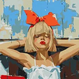 Набір для розпису по номерах І нехай весь світ зачекає, Ideyka, 50x50 см, КНО8574