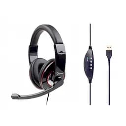 Ігрова гарнітура Gembird MHS-U-001 Black (MHS-U-001) - мініатюра 2