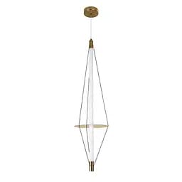 Люстра LED Levistella 7813092 (800) AB, 10W, 4000K, бронзовый металл, подвесной стиль для дома