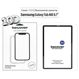 Скло захисне BeCover 10D Samsung Galaxy Tab A11 SM-X133/X135 8.7" Black (713934) - мініатюра 2