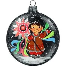 Ялинкова прикраса Санта Шоп Щедрувальник скло (4820001060881)