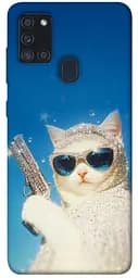 Чохол Demsky Diamond kitty для Samsung Galaxy A21s
