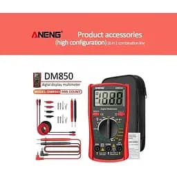 Мультиметр Aneng dm850 - Automatic Professional Digital Multimeter - мініатюра 4