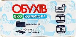 Папір туалетний Обухів Комфорт, на гільзі, 1 шар, 2 шт. - мініатюра 7