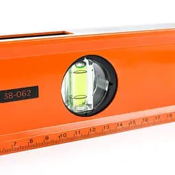 Рівень будівельний алюмінієвий посилений Polax 1200 мм 3 капсули (38-065)