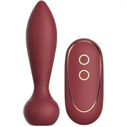 Анальная пробка Dream Toys Romance Romy 13.8 см (бордовый)