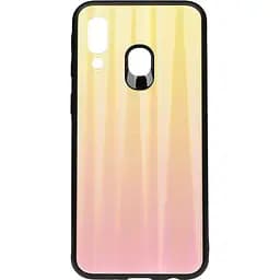 Чохол-накладка Toto Aurora Print Glass Case Samsung Galaxy A40 Pink