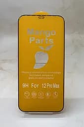 Захисне скло Mango 9D Full Cover Tempered Glass для Apple iPhone 12 Pro Max (Black) [57114] - мініатюра 2
