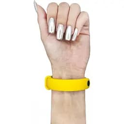 Силіконовий ремінець BeCover для Xiaomi Mi Smart Band 9 Yellow (711957) - мініатюра 5