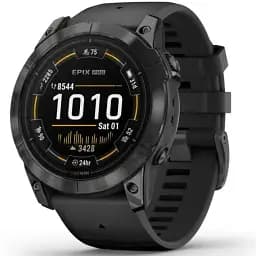 Смарт-годинник Garmin Epix Pro Gen 2 Sapphire 51mm Carbon G. DLC Tit. with Black Band (010-02804-00/01/53)