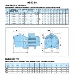 Поверхневий насос Saer M-94-N PL - мініатюра 6