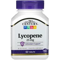 Лікопін 21st Century Lycopene 25 мг 60 таблеток
