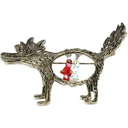 Брошь Волк с Красной Шапочкой (4946912)