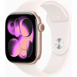 Смарт-часы Apple Watch Series 11 GPS 46mm Rose Gold Aluminium Case with Light Blush Sport Band - S/M (MEV64RK/A)
