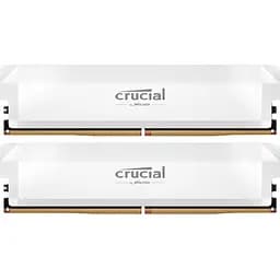 Модуль пам'яті DDR5 Crucial 2x16GB 6400 MHz Pro OC White (CP2K16G64C32U5W) [157786]