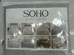 Покривало Soho Velvet Vip Venzel Gray 220x240 см сіре (A120123) - мініатюра 7