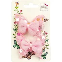 Набор заколок для волос Lukky Бабочка 2 шт. светло-розовый (T18546_Светло-розовый)