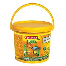 Корм для травоїдних риб зі спіруліною в пластівцях Dajana FLORA 10 л/2 кг