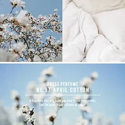 Парфумована вода W.Dressroom Dress & Living Clear Perfume No.97 April Cotton для одягу та будинку 150 мл - мініатюра 2