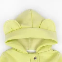 Комбінезон із тринитки з утепленням та шапочкою Green apple зріст 98 см (3 роки) Malena Зелений - мініатюра 3