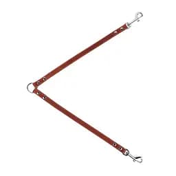 Повідець-спарка "CoLLaR" (ширина 14 мм довжина 40 см) коричневий