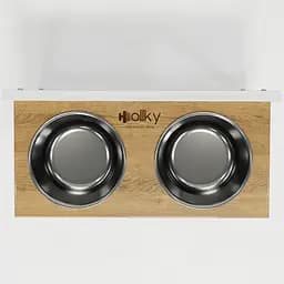 Hollky Flex L — регульовані миски на підставці для великих собак (2 × 1.8 л) - мініатюра 6