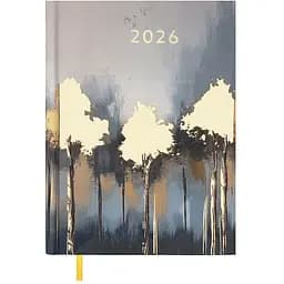 Ежедневник датированный Buromax Filling 2026 полиграфический A5 золотой (BM.2162-23)