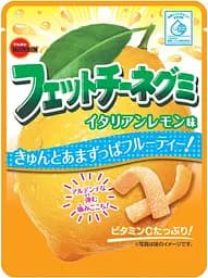 Жувальні цукерки Bourbon Fettuccine Gummy Italian Lemon Flavor зі смаком лимона 50 г