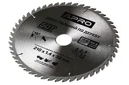 Диск пильний по дереву Apro 210 x 32 мм x 50T - мініатюра 2