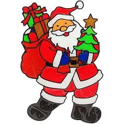 Силиконовая наклейка на стекло Bambi Санта Клаус 25х30 см 13-65-1