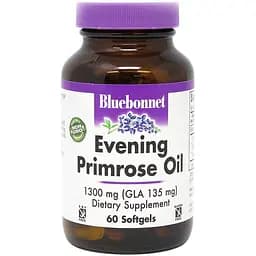 Жирные кислоты Bluebonnet Nutrition Evening Primrose Oil 1300 mg, 60 капсул