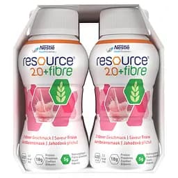 Набір ентеральне харчування Nestle Health Science Resource 2.0+Fibre зі смаком полуниці 4 шт. х 200 мл - мініатюра 7