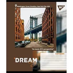 Зошит учнівський "Dream City" Yes 767699 24 аркушів Різнокольоровий