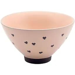 Тарілка глибока МВМ My Home KP-38 ручної роботи 13.5 см світло-рожева (KP-38 LIGHT PINK)