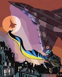 Картина по номерам "Призрак Киева ©Maria Krishtal" Ideyka KHO4860 40x50 см