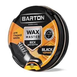 Віск для взуття Barton з аплікатором чорний 75 мл (BR20472)