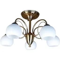 Люстра потолочная Brille классическая E14 60W BZ (LK-168C/5)