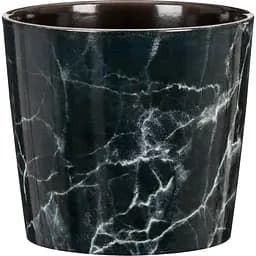 Кашпо для цветов Scheurich Texture 15" черный (97788)