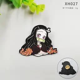 Значок Клинок Клинок, що розсікає демонів Незуко Камадо Demon Slayer Nezuko Kamado 3,5 см P DS NK 01 - мініатюра 2
