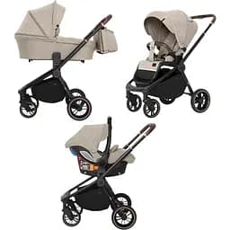 Универсальная коляска-книга Carrello Epica CRL-8511/1 3в1 Almond Beige