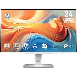 Монітор MSI 23.8" PRO MP243W-E14 White FHD IPS 144Hz (9S6-3PD1CT-034)