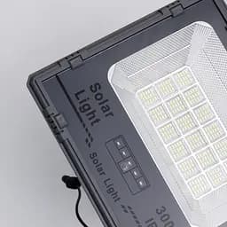 Вуличний LED ліхтар на сонячних батареях Yiwu 31.6x27.8x7.5 см прожектор світлодіодний вуличний 270 LED 300 Вт із сонячною панеллю HP-5-62 - мініатюра 7